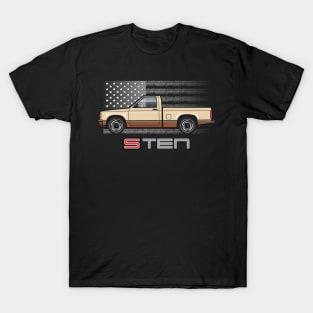 USA Sand n Brown T-Shirt